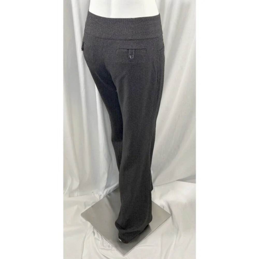 The Limited Cassidy Gray Black Textured Dress Pants Straight Leg 10 Preppy 76-21 - Picture 12 of 14